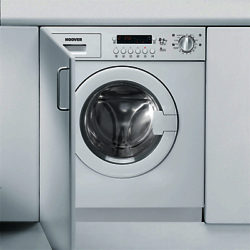 Hoover HDB854DN/1 Integrated Washer Dryer, 8kg Wash/5kg Dry Load, A Energy Rating, 1400rpm Spin, White